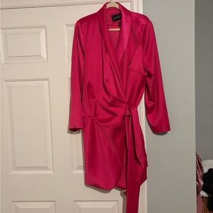 Eloquii Hot Pink Blazer Dress